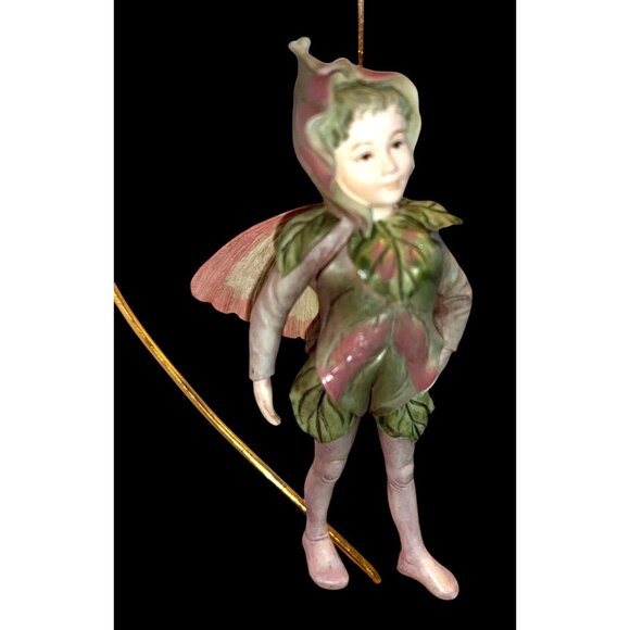 Cicely Mary Barker Flower Faires Dogwood Figurine Series VII with Stand 2000 - Picture 4 of 6